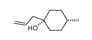 1-allyl-4-methylcyclohexanol结构式