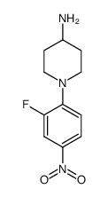 [3-fluoro-4-(4-aminopiperidino)]nitrobenzene Structure