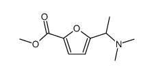 5-(1-dimethylamino-ethyl)-furan-2-carboxylic acid methyl ester结构式