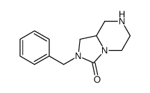 2-benzylhexahydroimidazo[1,5-a]pyrazin-3(2H)-one结构式