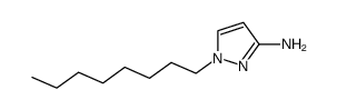 1-octyl-1H-pyrazol-3-ylamine结构式