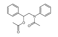 Acetic acid 2-(acetyl-phenyl-amino)-1-phenyl-ethyl ester结构式