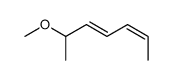 6-methoxyhepta-2,4-diene结构式