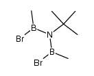 bis(bromomethylboryl)-tert-butylamine结构式