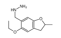 (5-ethoxy-2-methyl-2,3-dihydro-1-benzofuran-6-yl)methylhydrazine结构式