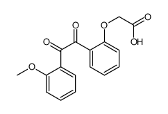 2-[2-[2-(2-methoxyphenyl)-2-oxoacetyl]phenoxy]acetic acid结构式