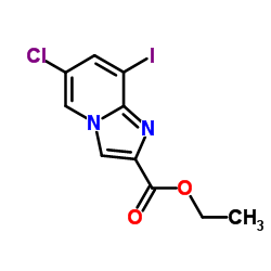 Ethyl 6-chloro-8-iodoimidazo[1,2-a]pyridine-2-carboxylate Structure