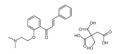 CHALCONE, 2-(2-DIMETHYLAMINOETHOXY)-, CITRATE结构式