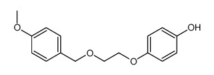 4-[2-[(4-methoxyphenyl)methoxy]ethoxy]phenol结构式