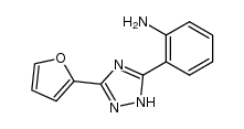5-(2-aminophenyl)-3-(2-furyl)-1H-1,2,4-triazole Structure
