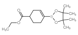 Ethyl 4-(4,4,5,5-tetramethyl-1,3,2-dioxaborolan-2-yl)cyclohex-3-enecarboxylate Structure