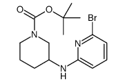3-(6-Bromo-pyridin-2-ylamino)-piperidine-1-carboxylic acid tert-butyl ester structure