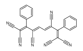 2,7-diphenylocta-1,3,5,7-tetraene-1,1,3,6,8,8-hexacarbonitrile Structure