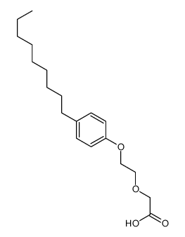 2-[2-(4-nonylphenoxy)ethoxy]acetic acid Structure