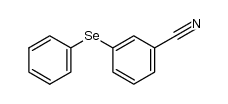 3-(phenylselanyl)benzonitrile结构式