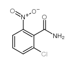 2-氯-6-硝基苯甲酰胺结构式