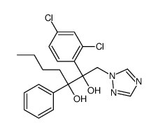 (2R,3S)-2-(2,4-dichlorophenyl)-3-phenyl-1-(1,2,4-triazol-1-yl)heptane-2,3-diol结构式