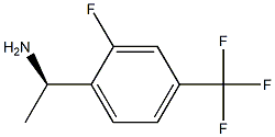 (1R)-1-[2-FLUORO-4-(TRIFLUOROMETHYL)PHENYL]ETHYLAMINE结构式