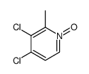 2-Methyl-3,4-dichloropyridine N-Oxide Structure