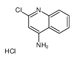 2-chloroquinolin-4-amine,hydrochloride结构式