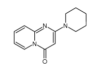 2-(1-piperidinil)-4H-pirido<1,2-a>pirimidin-4-one Structure