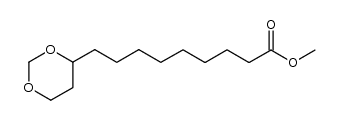 9-[1,3]dioxan-4-yl-nonanoic acid methyl ester结构式