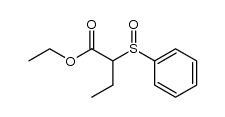 ethyl 2-(phenylsulfinyl)butanoate结构式