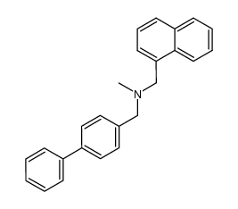 methyl-[1]naphthylmethyl-(4-phenyl-benzyl)-amine结构式