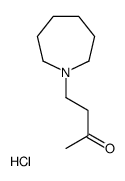 4-(azepan-1-ium-1-yl)butan-2-one,chloride Structure