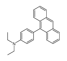 4-anthracen-9-yl-N,N-diethylaniline Structure