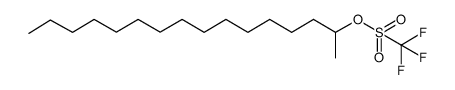 hexadecan-2-yl trifluoromethanesulfonate结构式