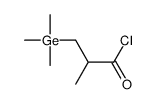 2-methyl-3-trimethylgermylpropanoyl chloride结构式