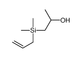 1-[dimethyl(prop-2-enyl)silyl]propan-2-ol结构式