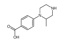 4-(2-methylpiperazin-1-yl)benzoic acid结构式