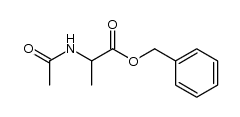 DL-N-acetylamino alanine benzyl ester结构式