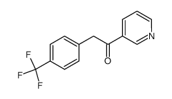 Ethanone, 1-(3-pyridinyl)-2-[4-(trifluoromethyl)phenyl]- Structure