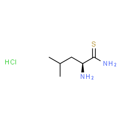 L-LEUCINE THIOAMIDE HYDROCHLORIDE structure