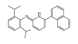 6-(1-naphthyl)-2-[(2,6-diisopropylphenyl)imino]pyridine Structure