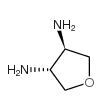 3,4-Furandiamine,tetrahydro-,trans-(9CI) structure