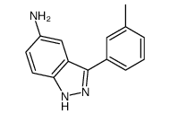 3-m-tolyl-1H-indazol-5-amine Structure