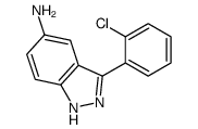 3-(2-CHLOROPHENYL)-1H-INDOL-5-AMINE结构式