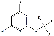 2,4-Dichloro-6-(methoxy-d3)-pyridine结构式