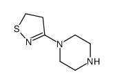 Piperazine, 1-(4,5-dihydro-3-isothiazolyl)- (9CI)结构式