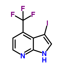 3-Iodo-4-(trifluoromethyl)-7-azaindole Structure