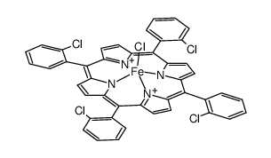T(o-Cl)PPFeCl Structure