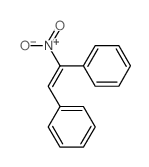 Benzene,1,1'-(1-nitro-1,2-ethenediyl)bis- Structure