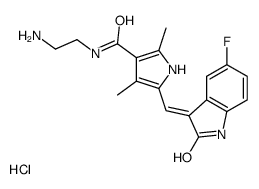 N,N-Didesethyl Sunitinib Hydrochloride结构式