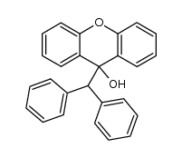 9-Benzhydryl-9-xanthydrol Structure