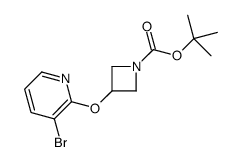 tert-Butyl 3-((3-bromopyridin-2-yl)oxy)azetidine-1-carboxylate Structure