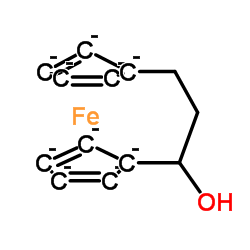 Ferrocene,1,1'-(1-hydroxy-1,3-propanediyl)- (9CI) Structure